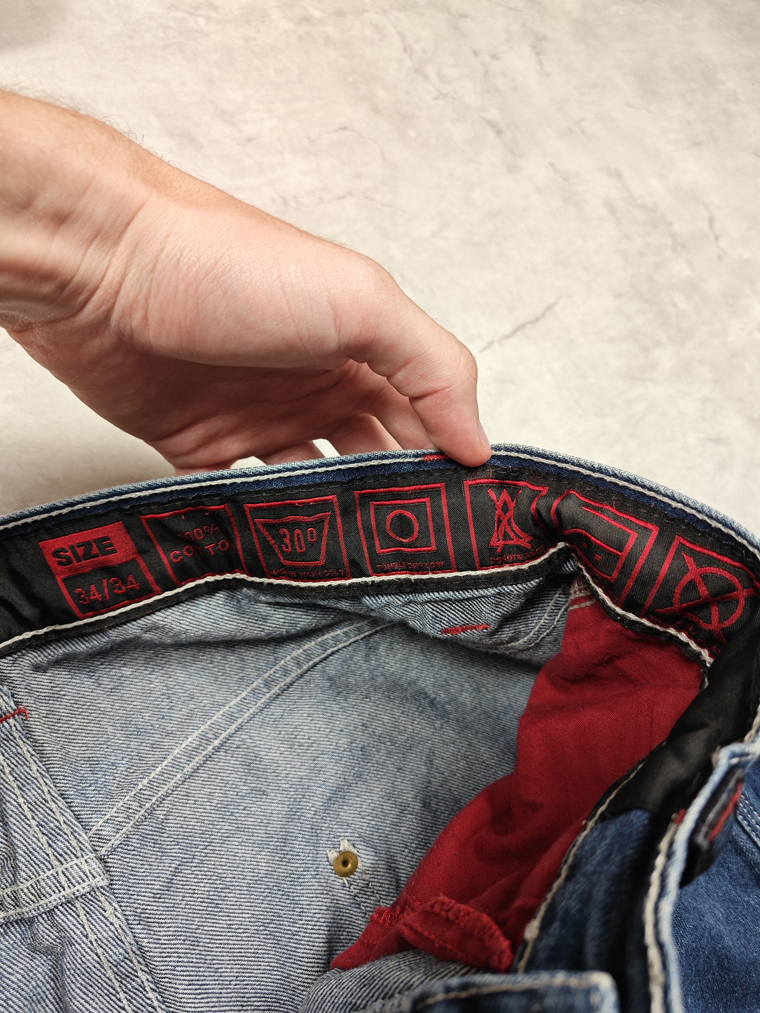 Aem'kei Aem'kei Vintage Baggy Jeans JNCO Style Size US 33 - 12 Thumbnail