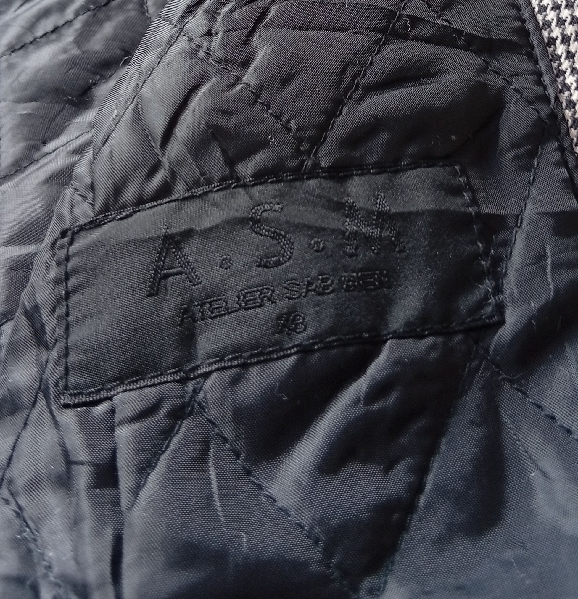 Japanese Brand Atelier Sab Men houndstoodh jacket Size US M / EU 48-50 / 2 - 6 Thumbnail