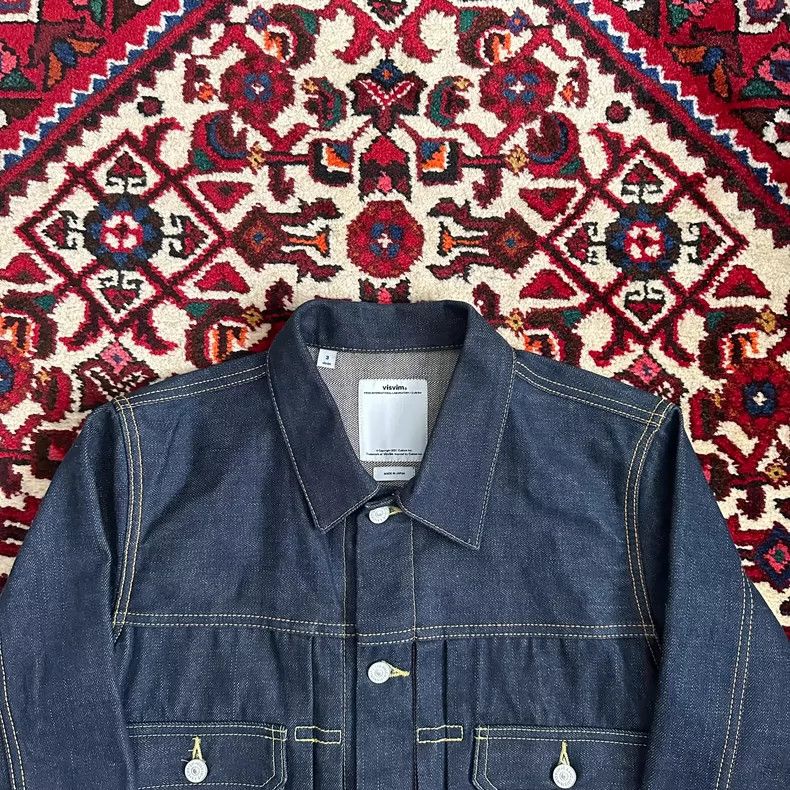 Visvim Visvim17ss 101 unbleached denim jacket 2504-Nextarrow Size US L / EU 52-54 / 3 - 4 Thumbnail