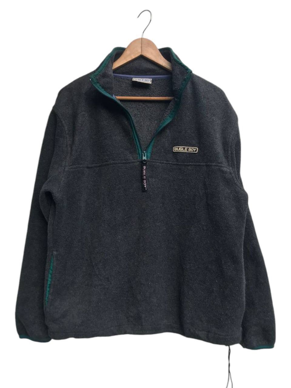 Bugle Boy × Vintage Vintage Bugle Boy Quarter Zip Pullover Size US L / EU 52-54 / 3 - 2 Thumbnail