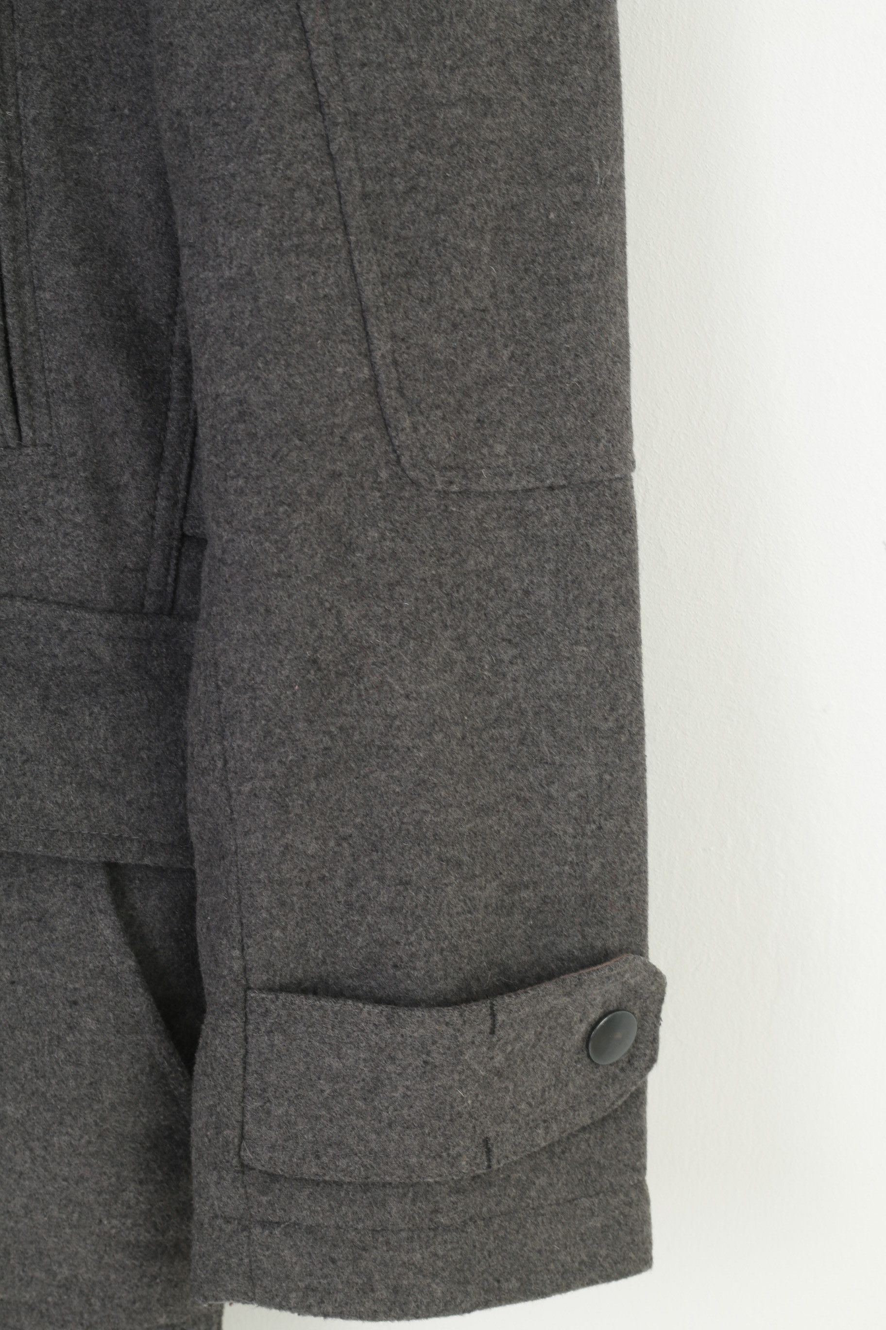 NEXT Next Men M Coat Grey Signature Full Zipper Vintage 11005 Size US M / EU 48-50 / 2 - 3 Thumbnail