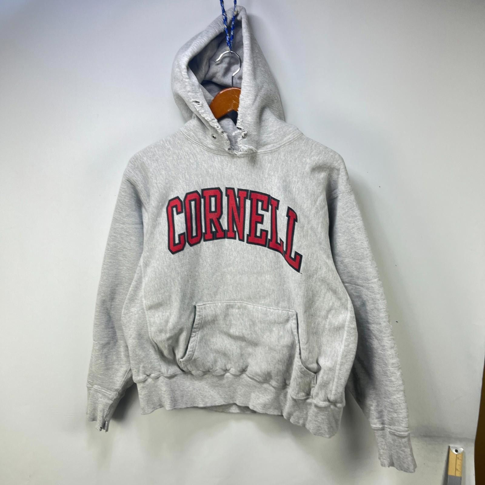 Other Vintage 90s Cornell University Reverse Weave Hoodie L Size ONE SIZE - 1 Thumbnail