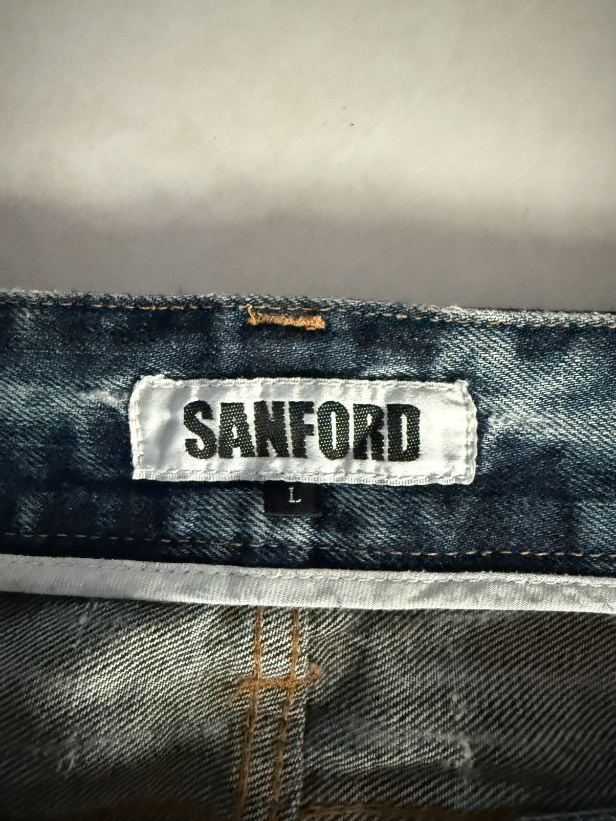 Tornado Mart Flared Jeans Sanford Distressed Faded Bootcut Denim Size US 31 - 24 Thumbnail