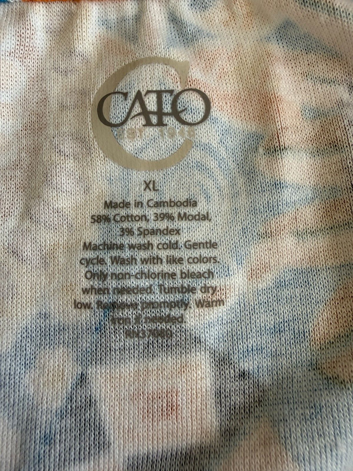 Other Cato Womens XL Tank Top Geometric Seashell Print Sleeveless Size XL / US 12-14 / IT 48-50 - 5 Thumbnail