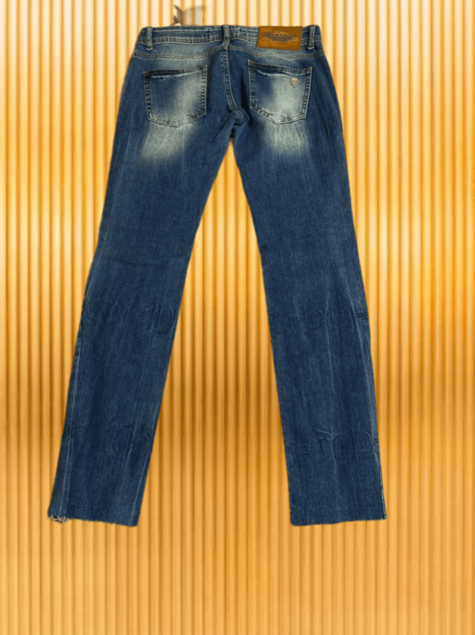 Philipp Plein Philipp Plein Rhinestone stonewashed straight-leg jeans Size US 28 / EU 44 - 1 Thumbnail