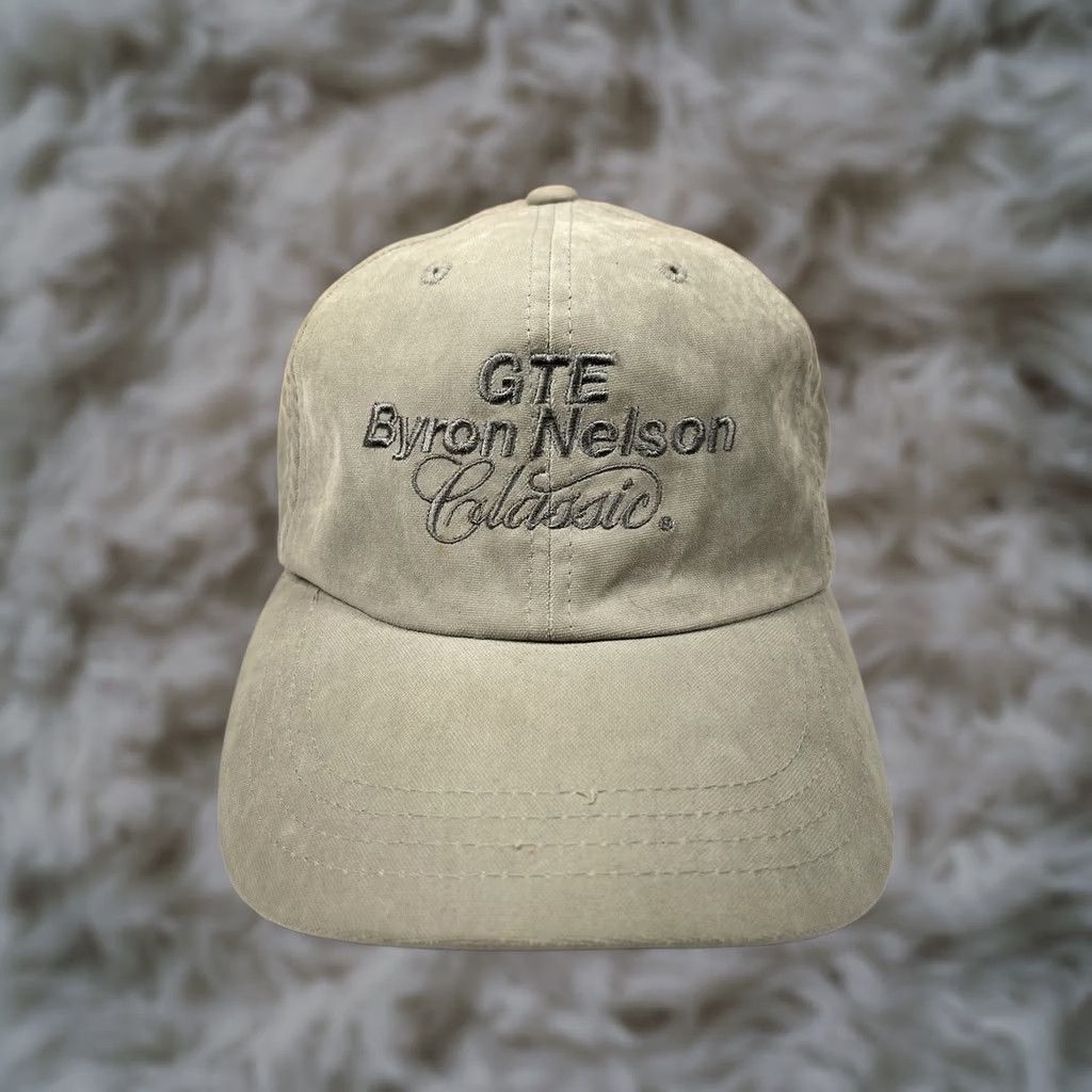Imperial Imperial Golf Cap Adult Classic StrapBack Hat One Size Fits All Byron Nelson GTE Pink Gray Mens Size ONE SIZE - 1 Thumbnail