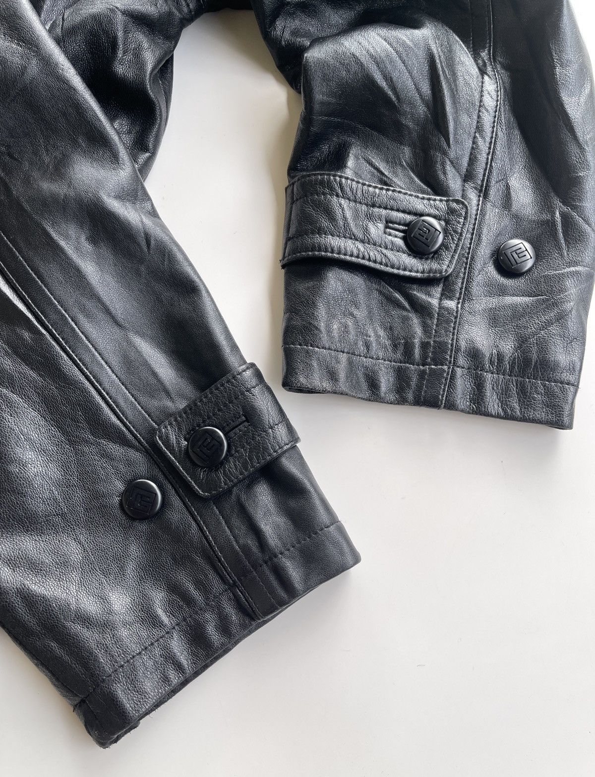 Pierre Balmain Vintage Pierre Balmain Sheepskin Leather Jacket Size US XL / EU 56 / 4 - 10 Thumbnail