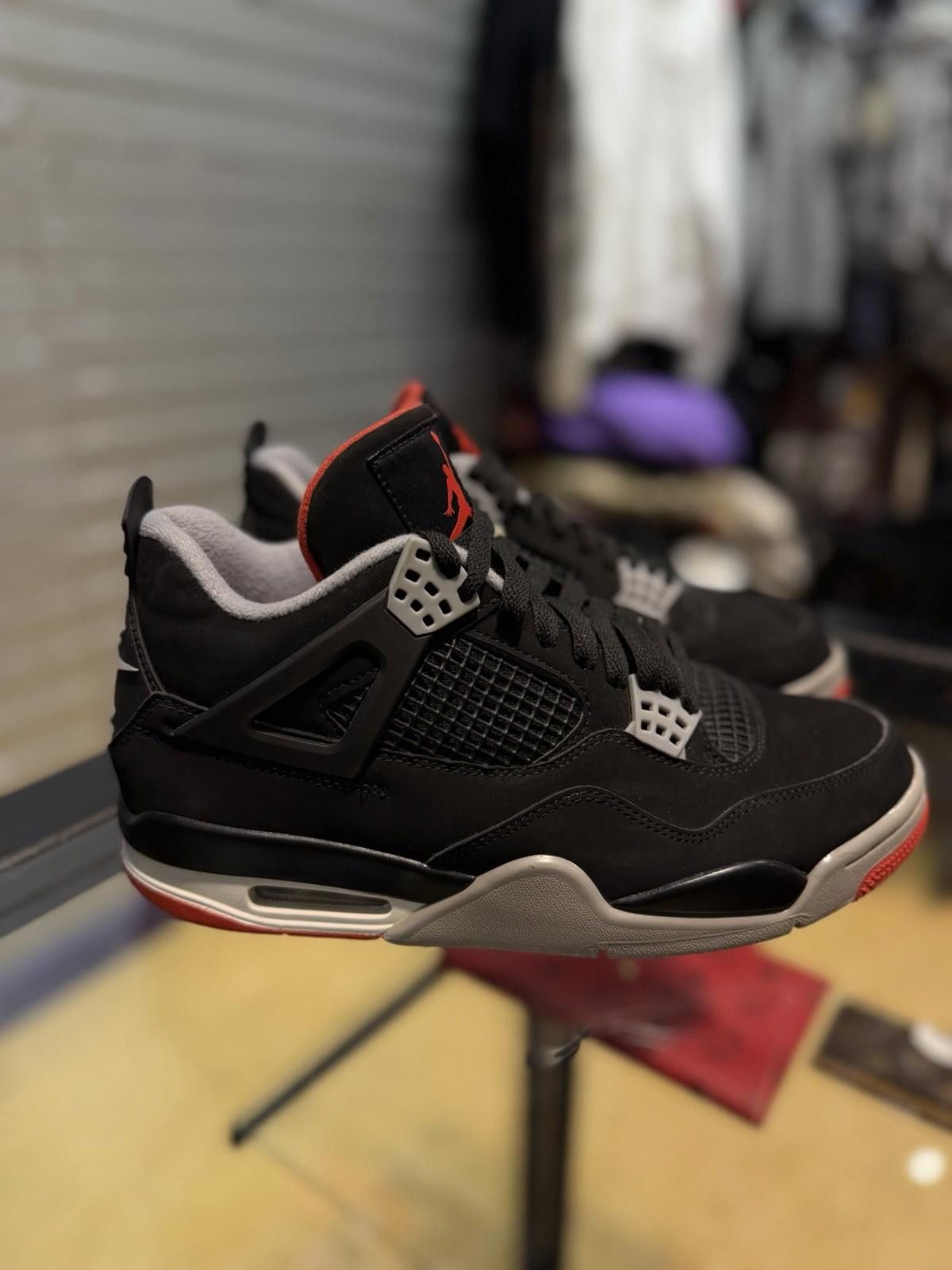 Jordan Brand Jordan Air Jordan 4 Retro OG Bred 2019 Men's 8.5 Size US 8.5 / EU 41-42 - 1 Thumbnail