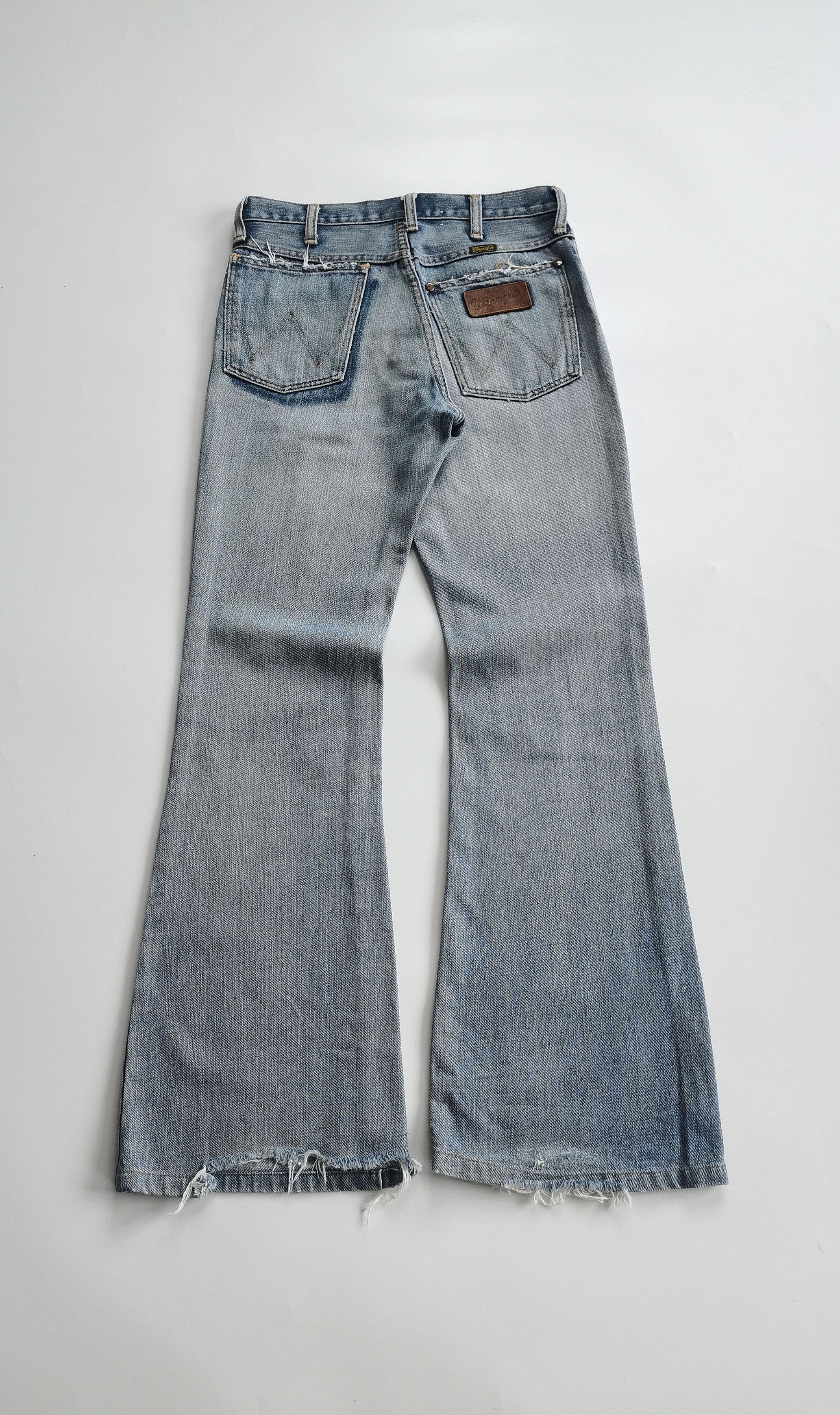 Tornado Mart Vintage Wrangler FlareBootcut Distressed Style Tornado Mart Size US 28 / EU 44 - 2 Thumbnail