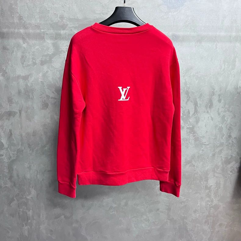 Louis Vuitton Louis Vuitton Red monogrammed printed crew neck long sleev Size US L / EU 52-54 / 3 - 5 Thumbnail