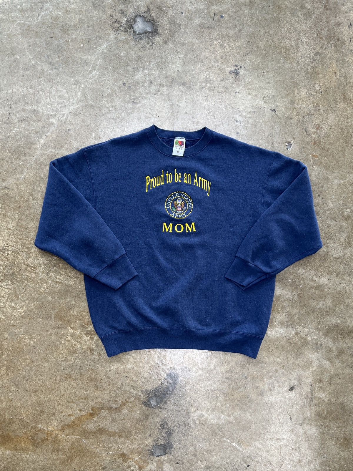 Vintage Vintage Military Proud Army Mom Crewneck XL Size US XL / EU 56 / 4 - 2 Thumbnail