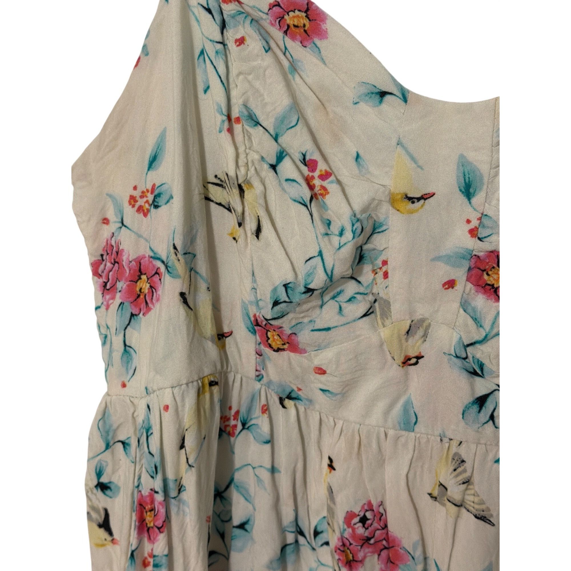 Torrid Torrid Challis Dress Floral Bird Print Sundress Sleeveless E Size XL / US 12-14 / IT 48-50 - 2 Thumbnail