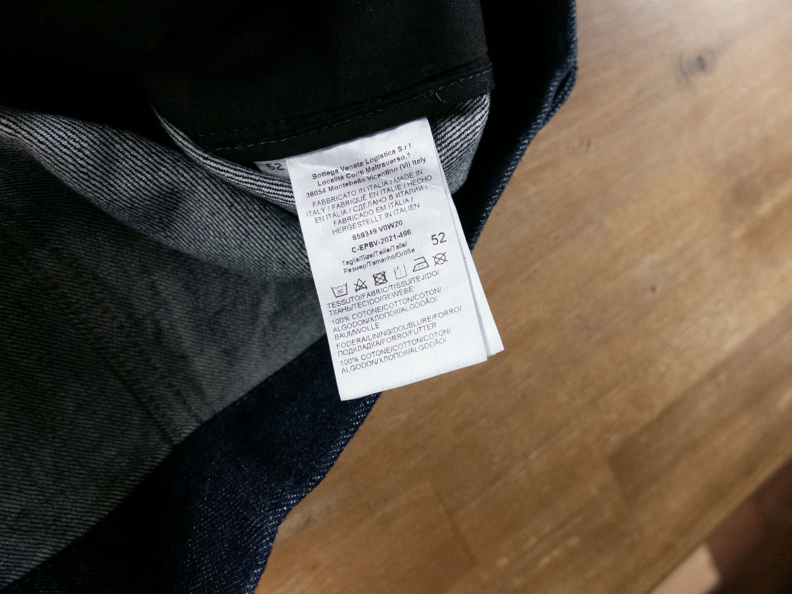Bottega Veneta BOTTEGA VENETA navy indigo blue denim jacket Size 52 / Large Size US L / EU 52-54 / 3 - 9 Thumbnail