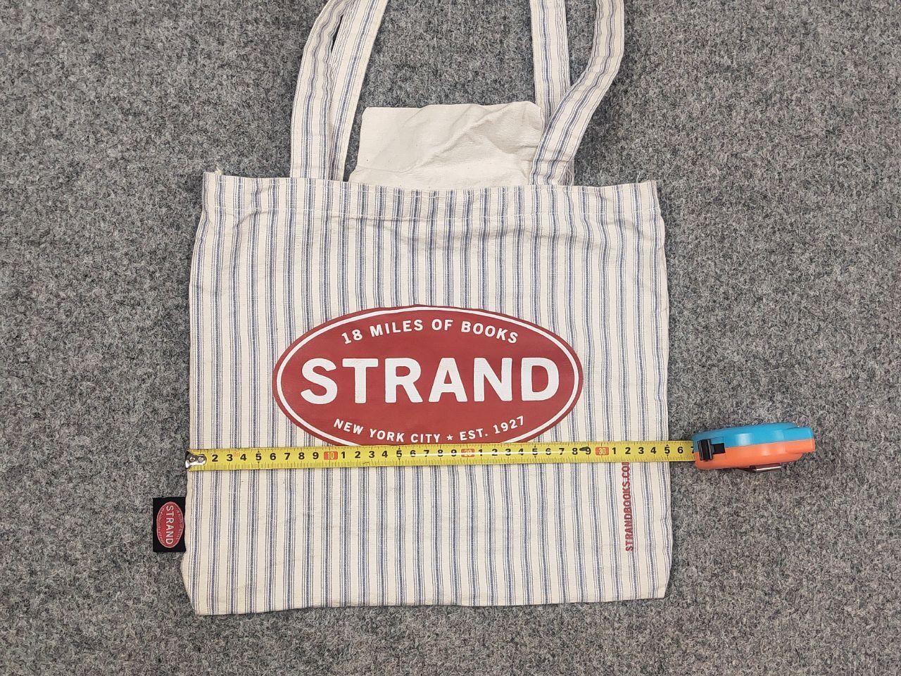 Vintage Strand 18 miles of books New York Design Shopper Tote Bag Size ONE SIZE - 19 Thumbnail