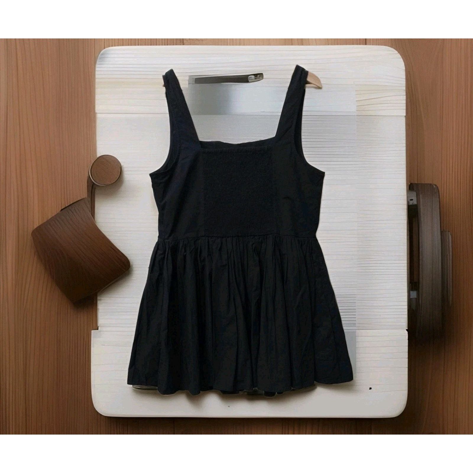 Other The Drop strapless Vienna Babydoll minidress Ballet Black S Size S / US 4 / IT 40 - 3 Thumbnail