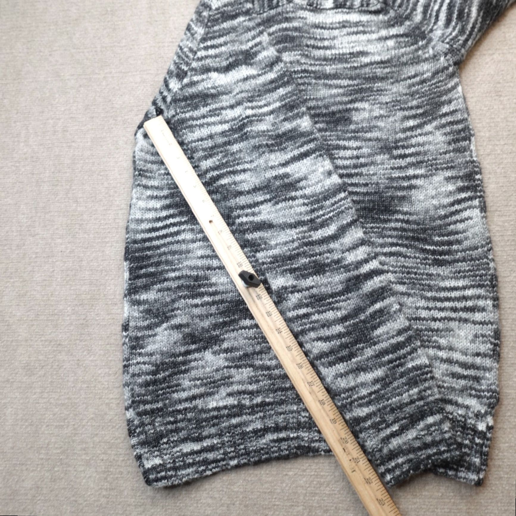 Vintage VINTAGE Joe's Jeans Sweater XL Gray Raglan Wool Blend Pullover Mens Winter Fall Size US XL / EU 56 / 4 - 7 Thumbnail