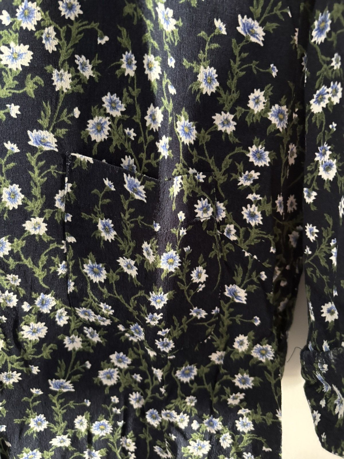 Vintage Biagini Floral Button-Up Shirt – Vintage Italian Style Size M / US 6-8 / IT 42-44 - 3 Thumbnail