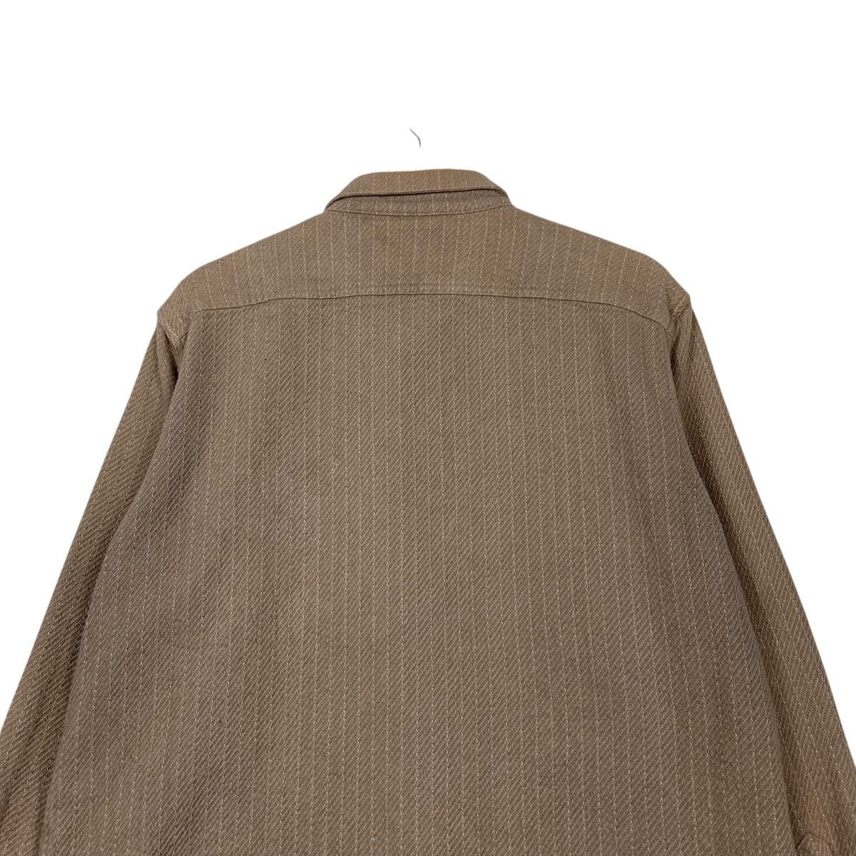 Japanese Brand DRUG STORE’S Striped Shirt Jacket #2288-C101 Size US L / EU 52-54 / 3 - 8 Thumbnail