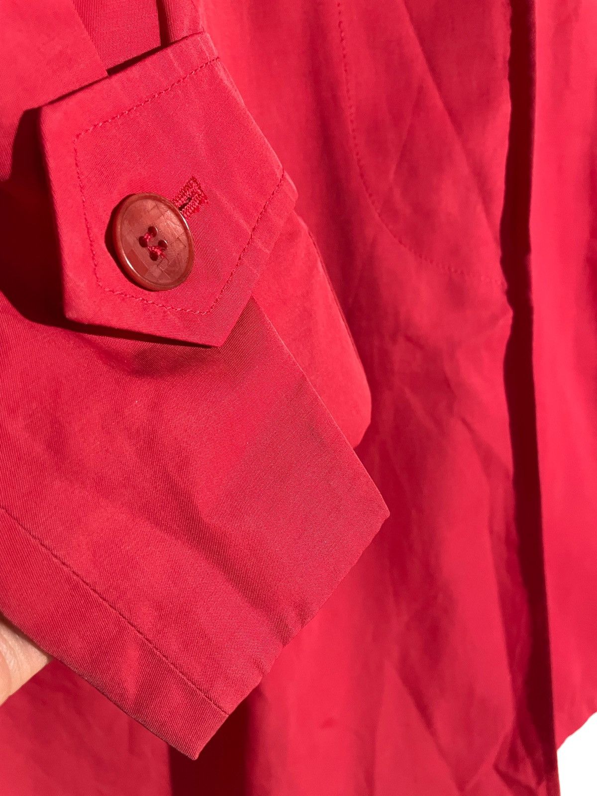 Aquascutum Aquascutum England Metalic Red Women Trench Size US6(~M-L) Size L / US 10 / IT 46 - 4 Thumbnail
