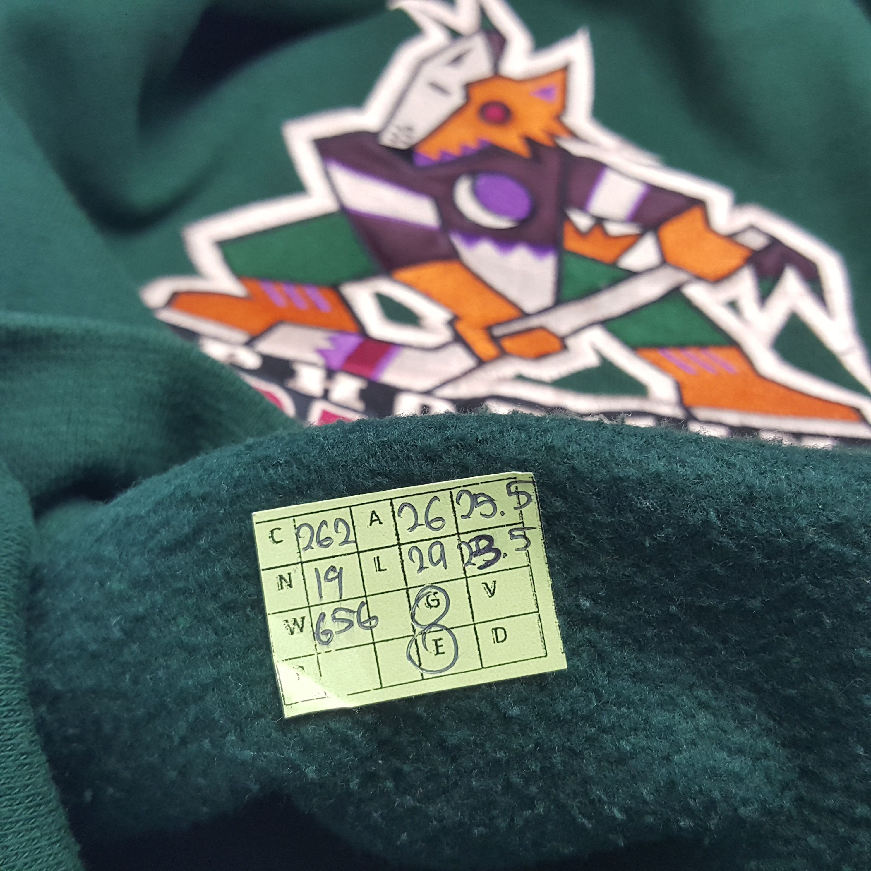 NHL × Vintage Vintage Phoenix Coyotes Hockey Ice Sportswear Sweatshirt Size US XL / EU 56 / 4 - 10 Thumbnail
