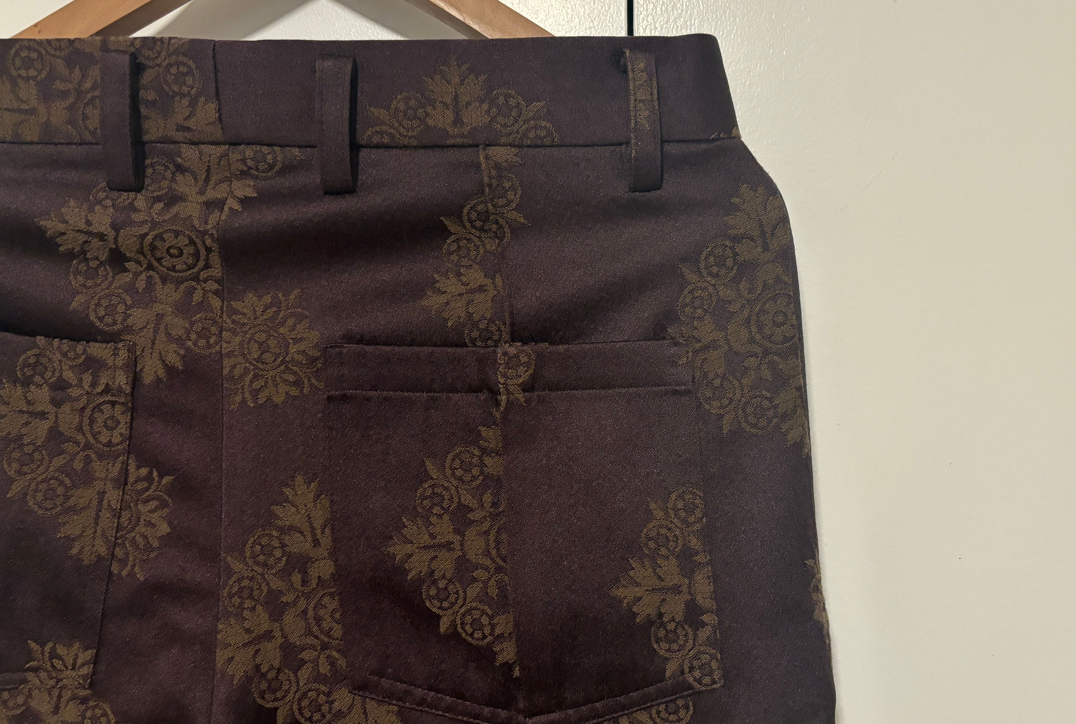 Goodfight $770 BNWT Jacquard Print Tailored Cropped Trousers/ Pants Size US 30 / EU 46 - 10 Thumbnail