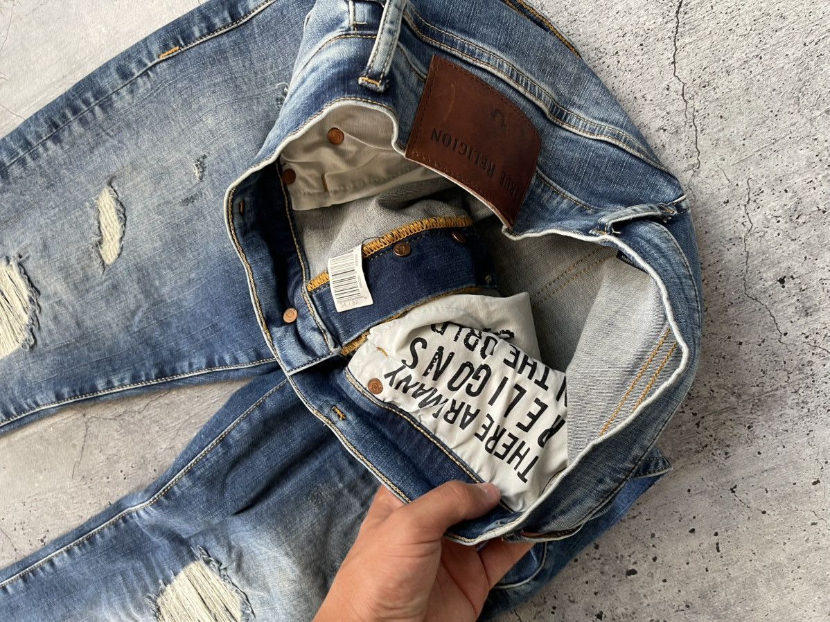 True Religion Vintage True Religion Jeans Baggy Avant Garde Y2K Japan Size US 34 / EU 50 - 7 Thumbnail
