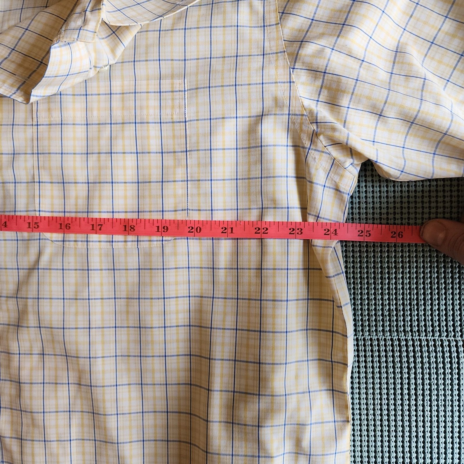 Brooks Brothers Brooks Brothers Large Grid Plaid Short Sleeve Shirt Size US L / EU 52-54 / 3 - 4 Thumbnail