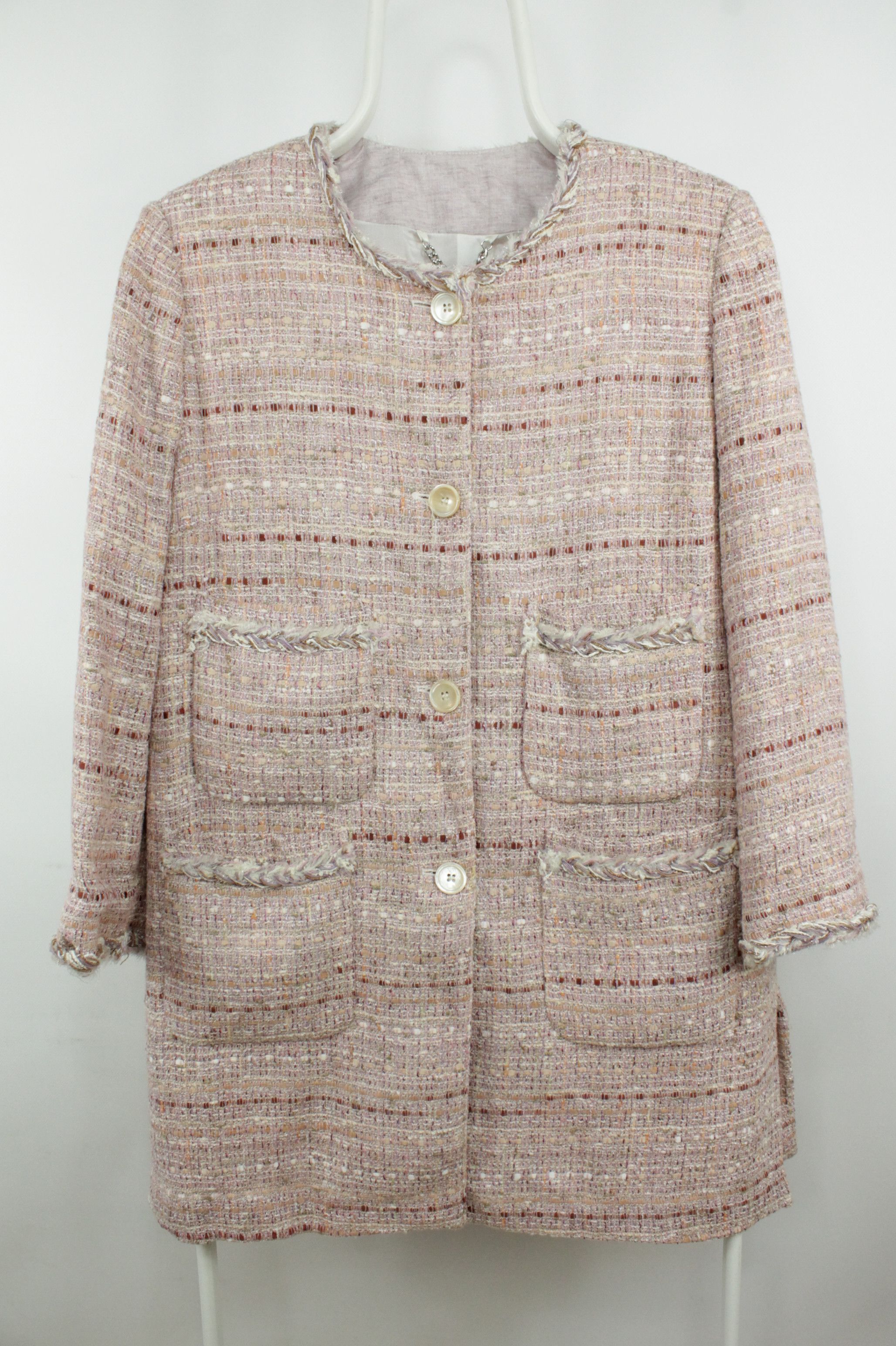 Other Beautiful Onorati Multicolor Knit Blazer Jacket Women's Size L / US 10 / IT 46 - 1 Thumbnail