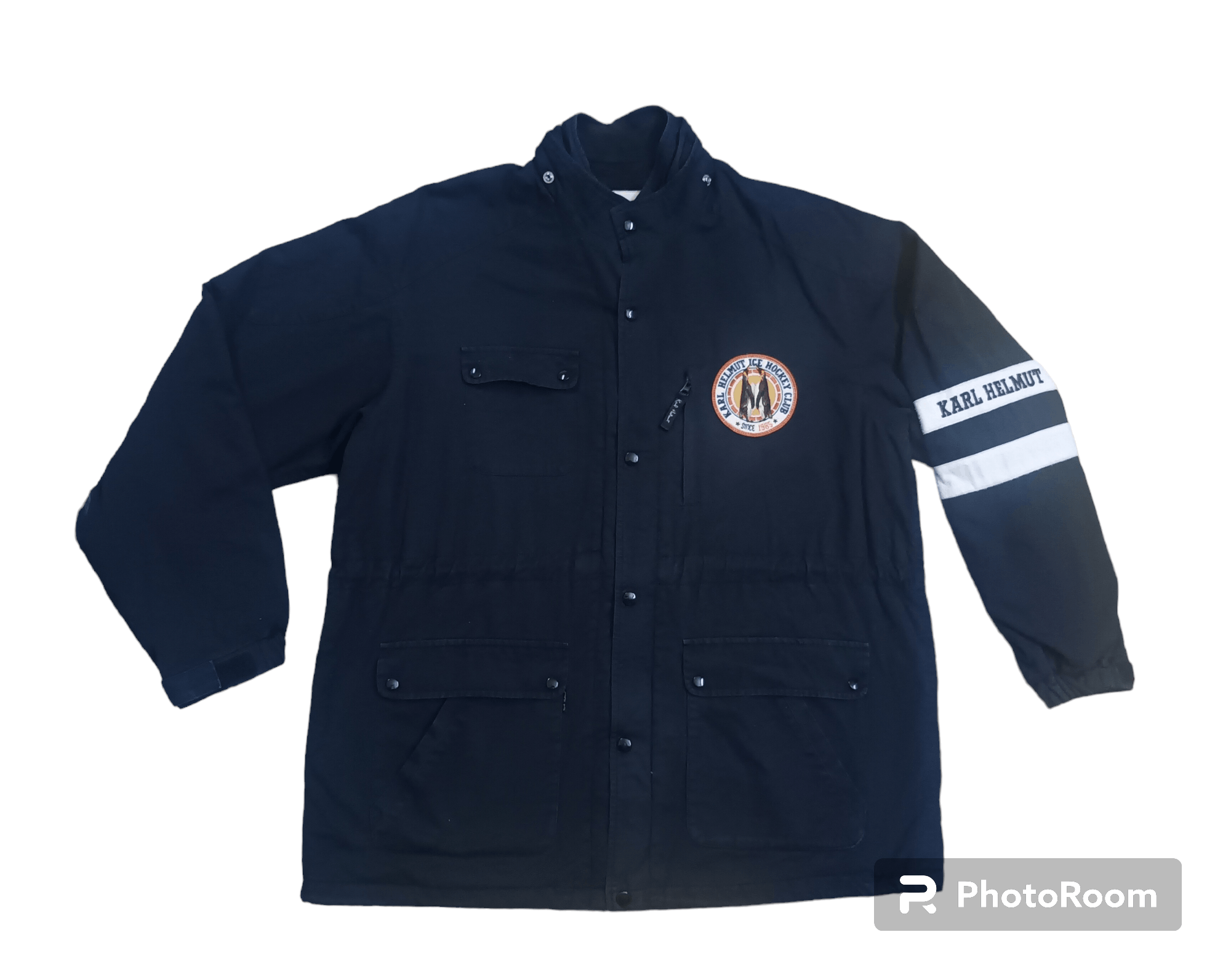 Karl Helmut 🔥 KARL HELMUT ICE HOCKEY CLUB JACKET 🔥 Size US XXL / EU 58 / 5 - 1 Thumbnail