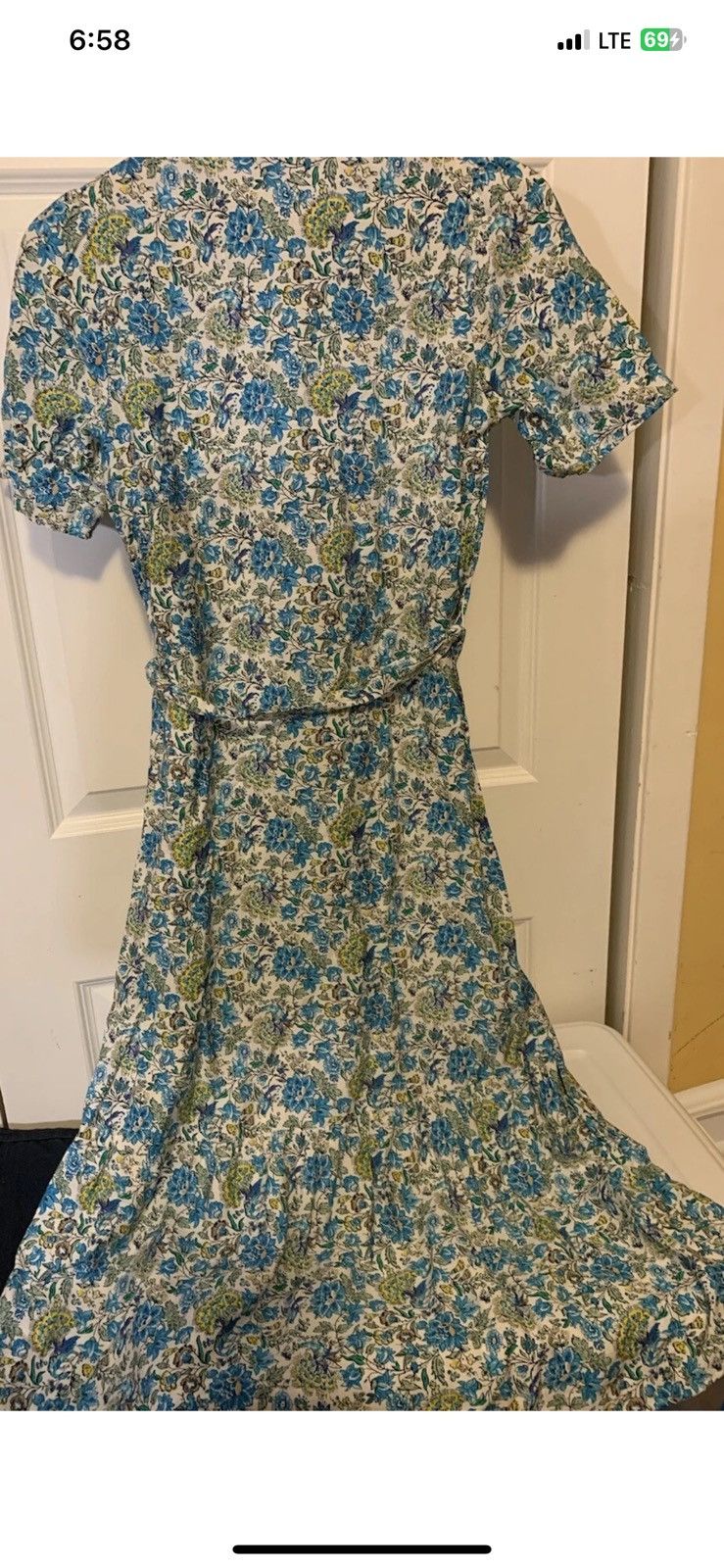 Loft Loft womens sz XSP maxi dress petite blue green Size XS / US 0-2 / IT 36-38 - 9 Thumbnail