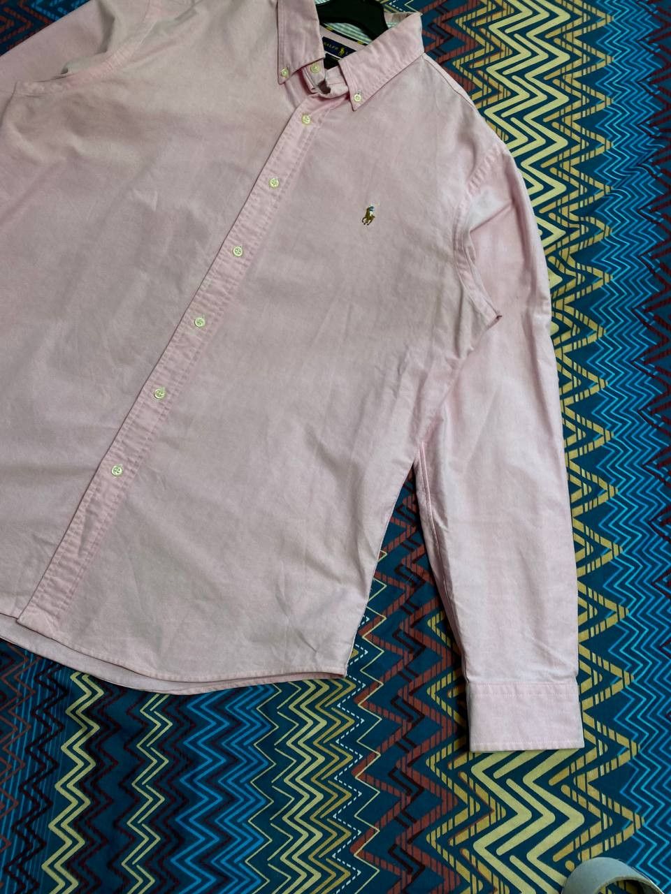Ralph Lauren Vintage Y2K shirt Ralph Lauren Custom fit pink streetwear Size US L / EU 52-54 / 3 - 10 Thumbnail