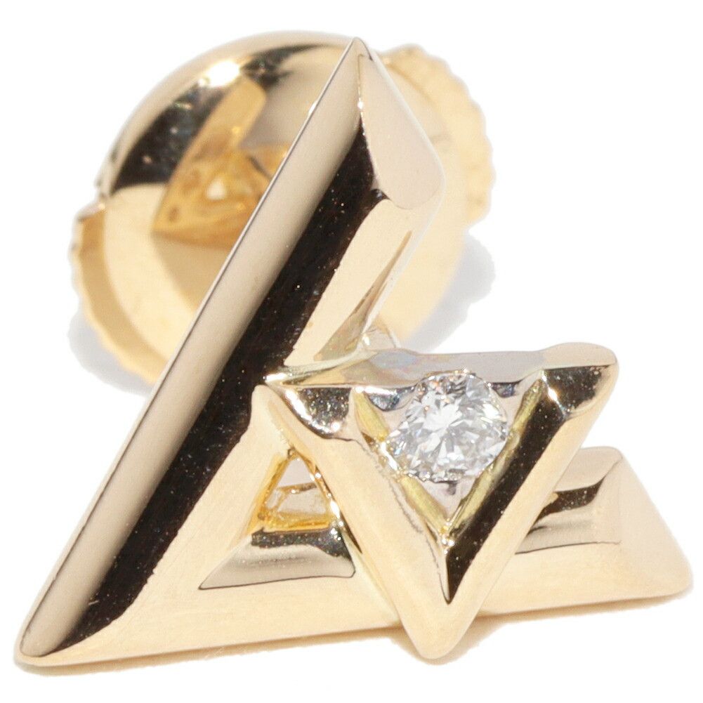 Louis Vuitton Louis Vuitton Louis Vuitton Volt One Au750 Diamond Single Earring Precious Metal Earrings Q96969 DUTY FREE for USA Size ONE SIZE - 1 Thumbnail