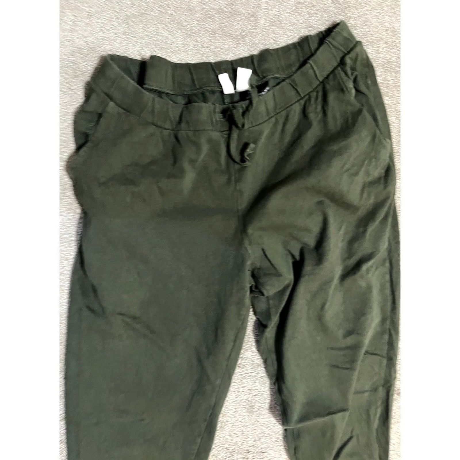 H&M H&M Sweatpants Green Size Medium Tapered Women's Size 32" / US 10 / IT 46 - 2 Thumbnail
