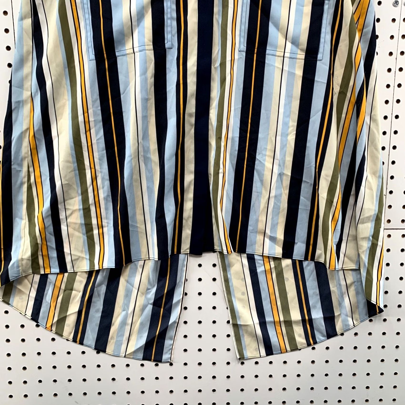 Jones New York Jones New York Sleeveless Blouse Womens Large Striped Open Back NWT 21.5X25 Size L / US 10 / IT 46 - 7 Thumbnail