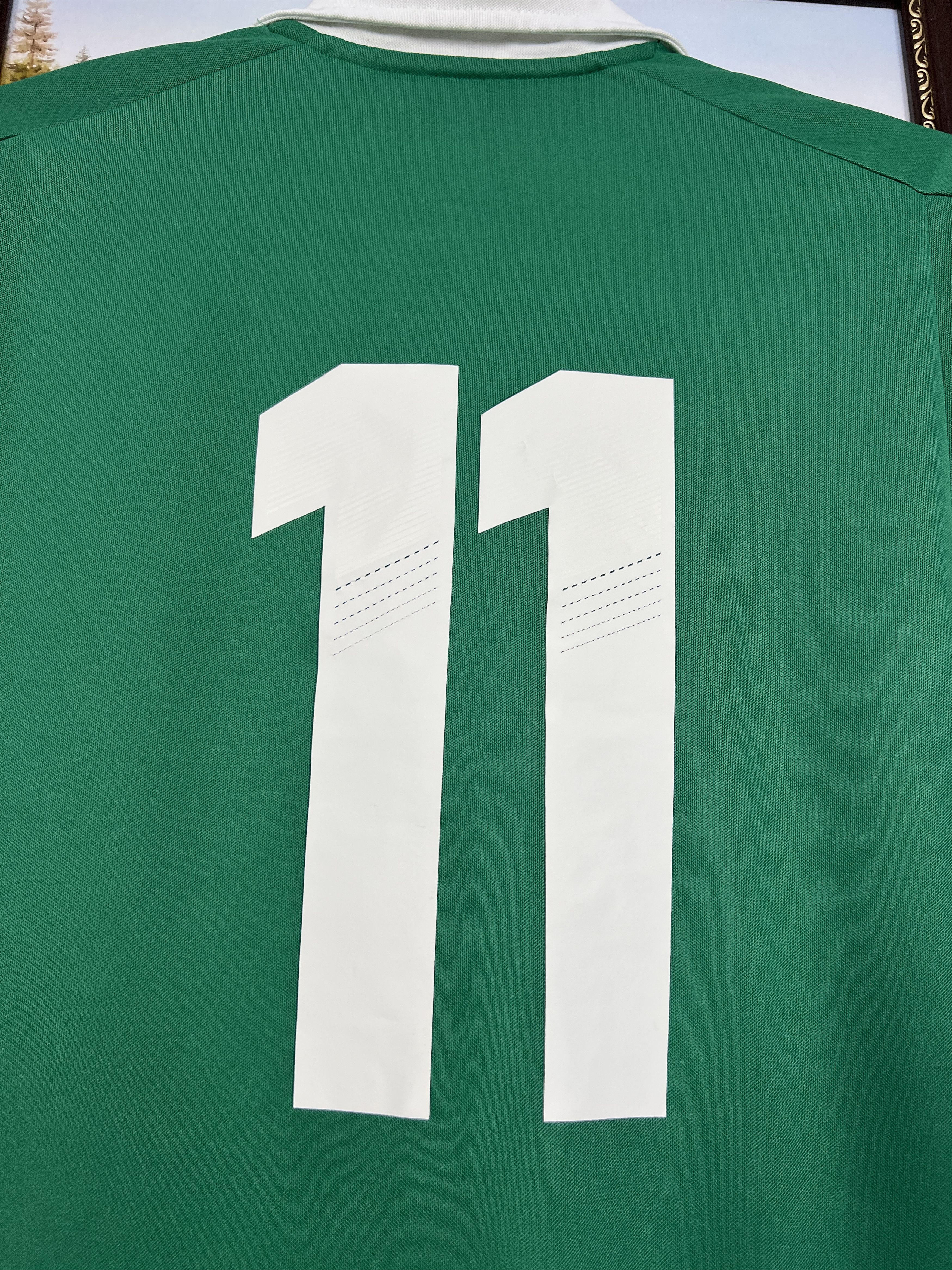 Adidas Northern Ireland football shirt Soccer Long Sleeve McClean Size US L / EU 52-54 / 3 - 14 Thumbnail