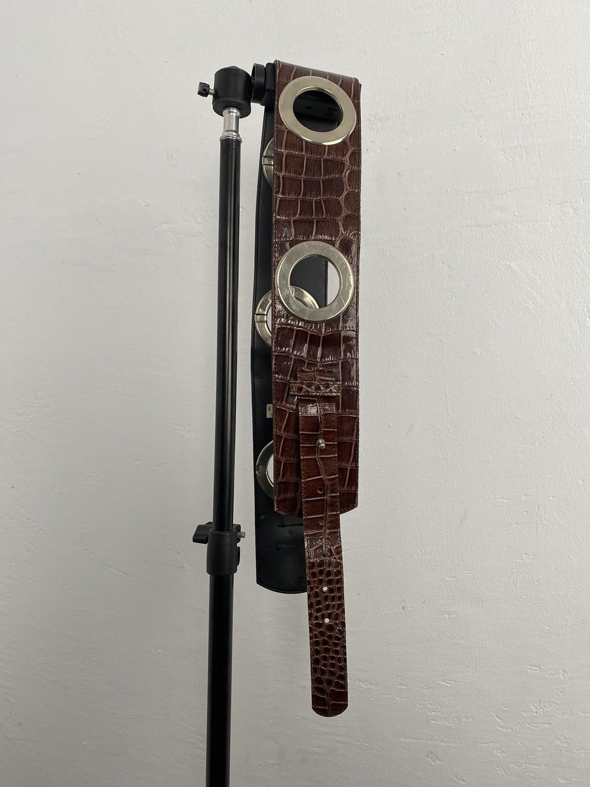 If Six Was Nine × Japanese Brand × Le Grande Bleu (L.G.B.) Aligator ringer belt Size ONE SIZE - 4 Thumbnail
