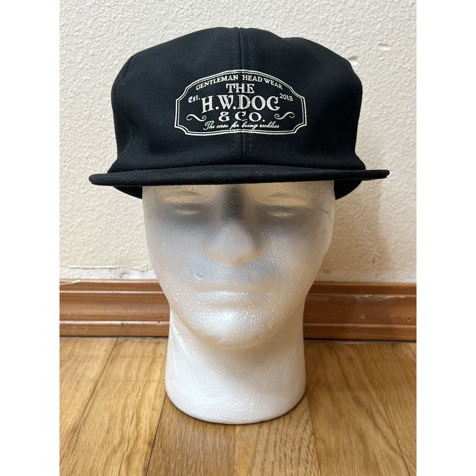 The H.W.Dog&Co Superior Hat Maker Los Angeles Black Cap