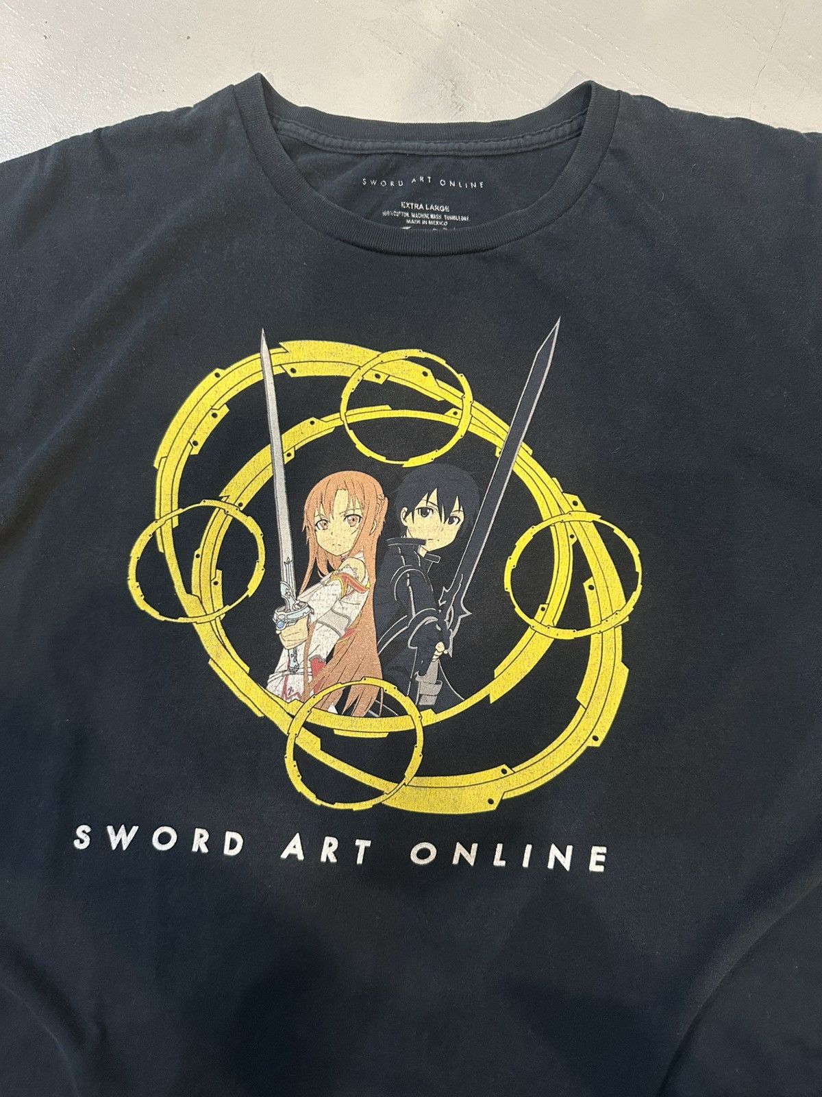 Anime × Cartoon Network × Japanese Brand RARE SWORD ART ONLINE ANIME SHIRT Size US XL / EU 56 / 4 - 2 Thumbnail