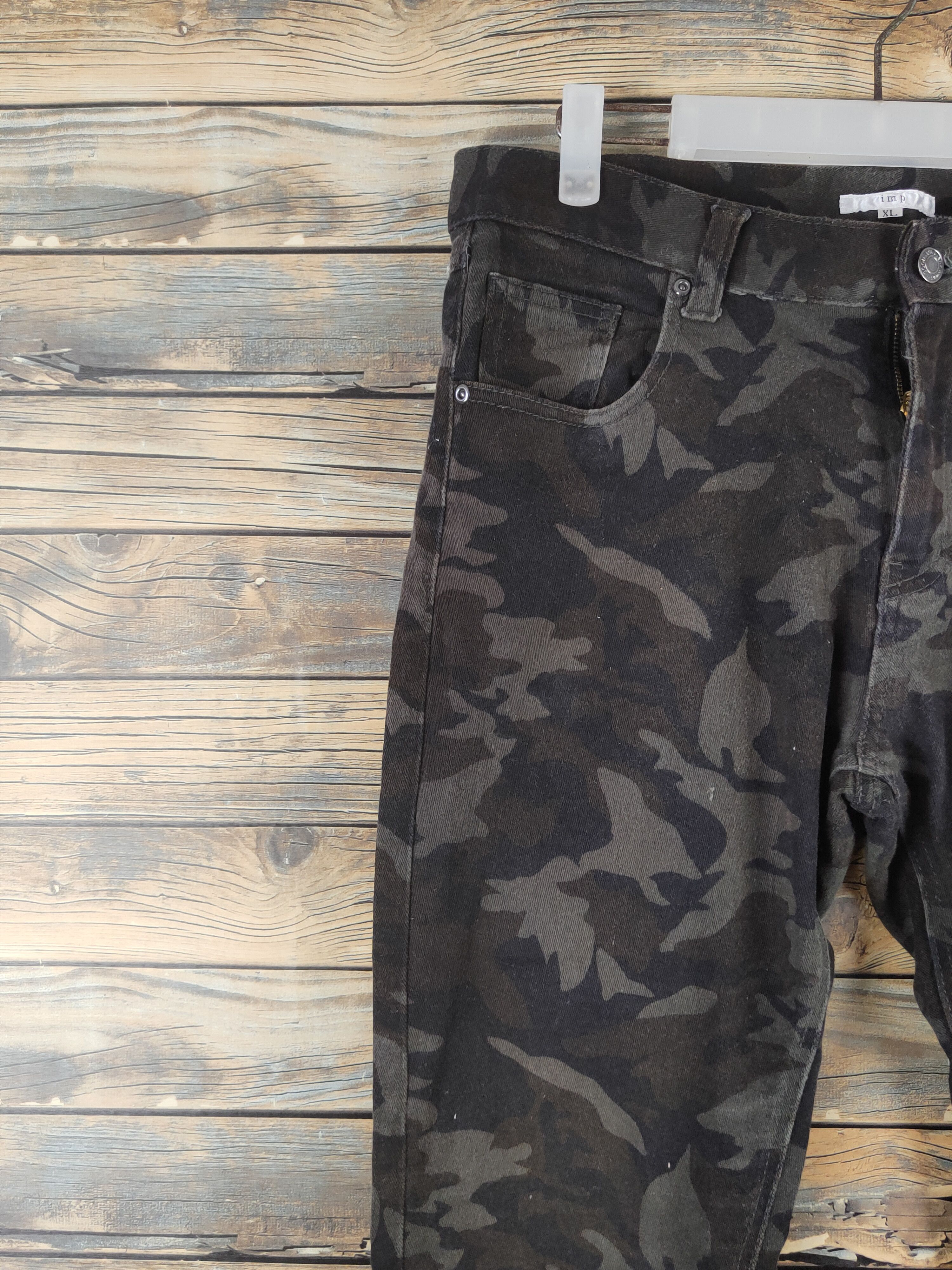 Japanese Brand DL Imp Camouflage Multipocket Cargo Pants #SP46-277T Size US 34 / EU 50 - 3 Thumbnail