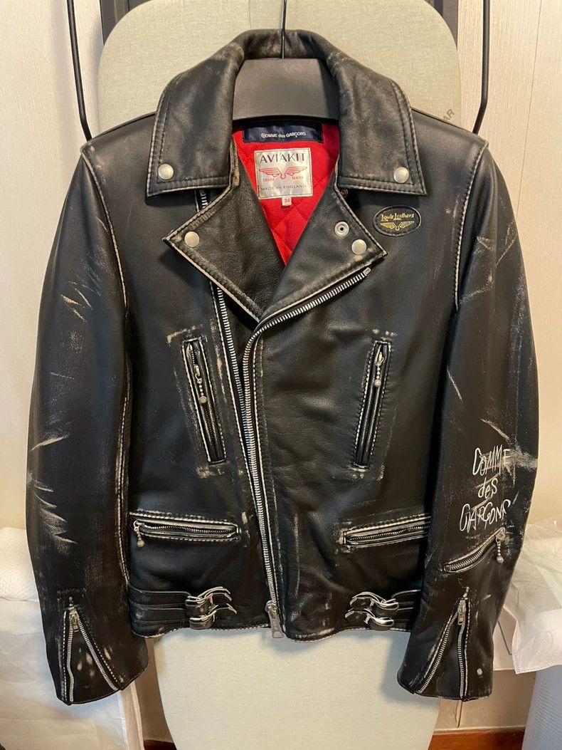 Comme des Garcons CDG x Lewis Leather Jacket Size US S / EU 44-46 / 1 - 1 Thumbnail