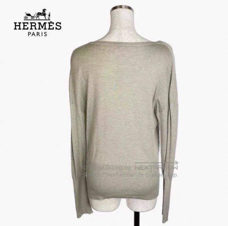 Hermes Hermes One-Shoulder Knit Sweater Size XS / US 0-2 / IT 36-38 - 1 Thumbnail