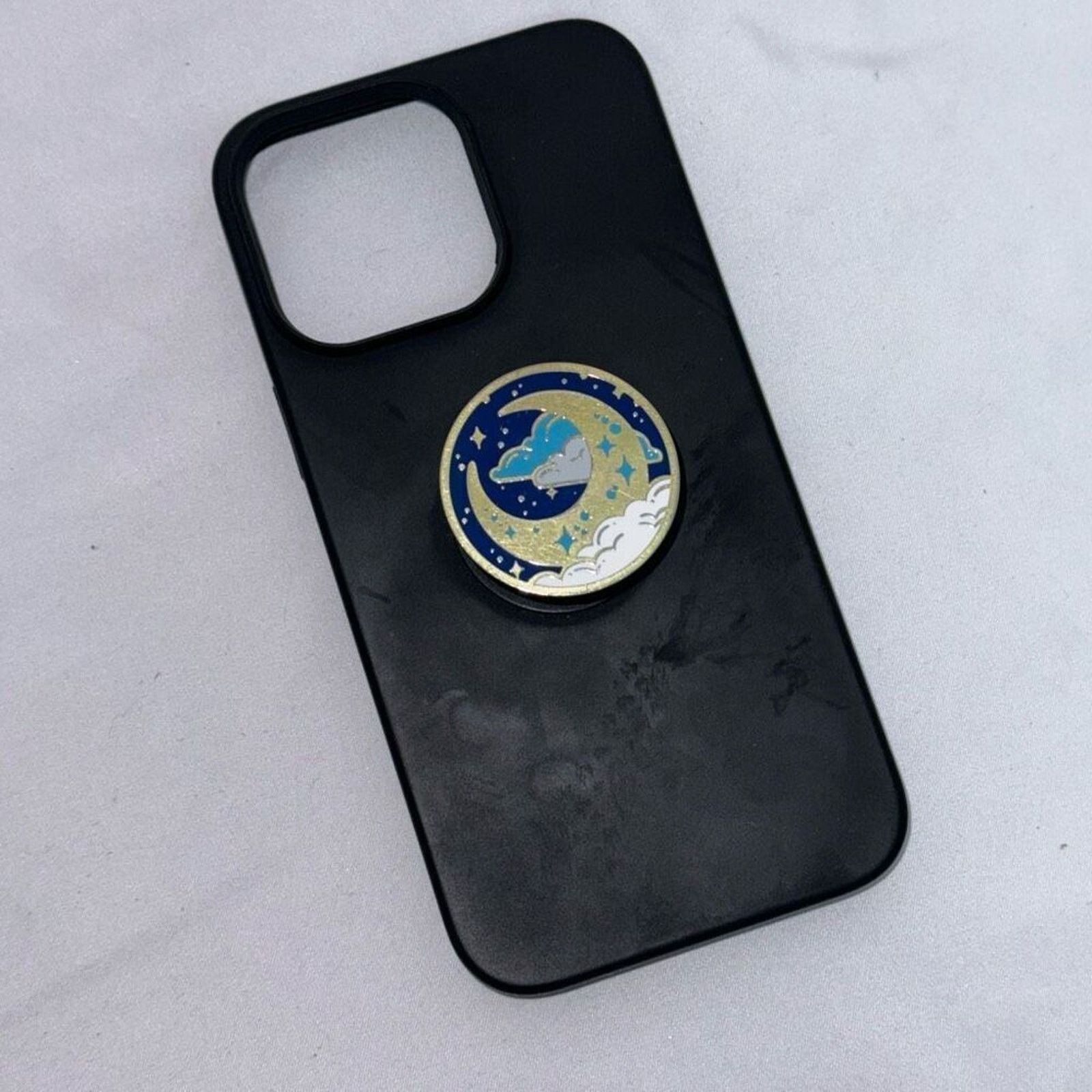 Other Black Phone Case with Moon Popsocket | Sz 15 Pro Max Size ONE SIZE - 2 Thumbnail