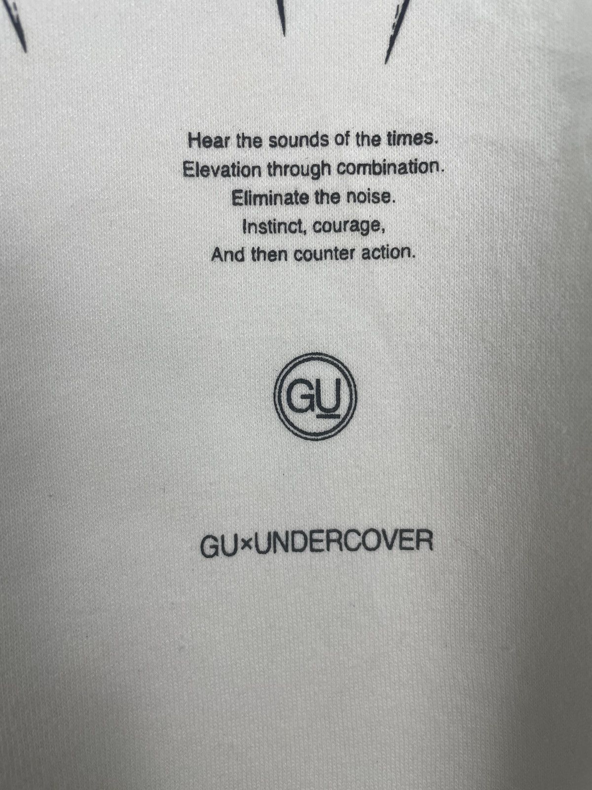 GU GU x UNDERCOVER JUN TAKAHASHI FREEDOMNOISE POCKET SWEATER Size US L / EU 52-54 / 3 - 12 Thumbnail