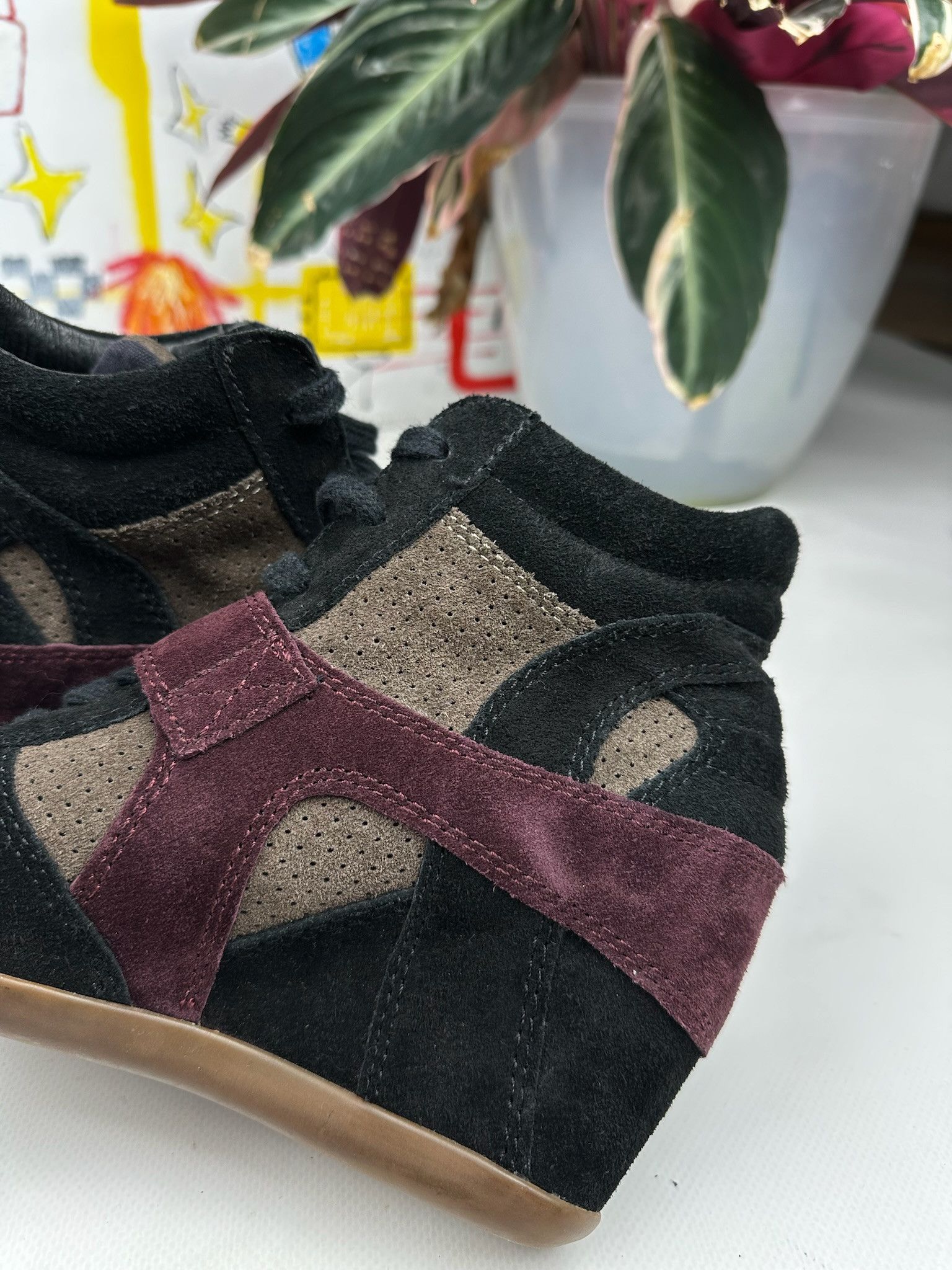 Japanese Brand Isabel Marant style Bekett Wedge Sneakers Shoes Opium Size US 8 / IT 38 - 12 Thumbnail