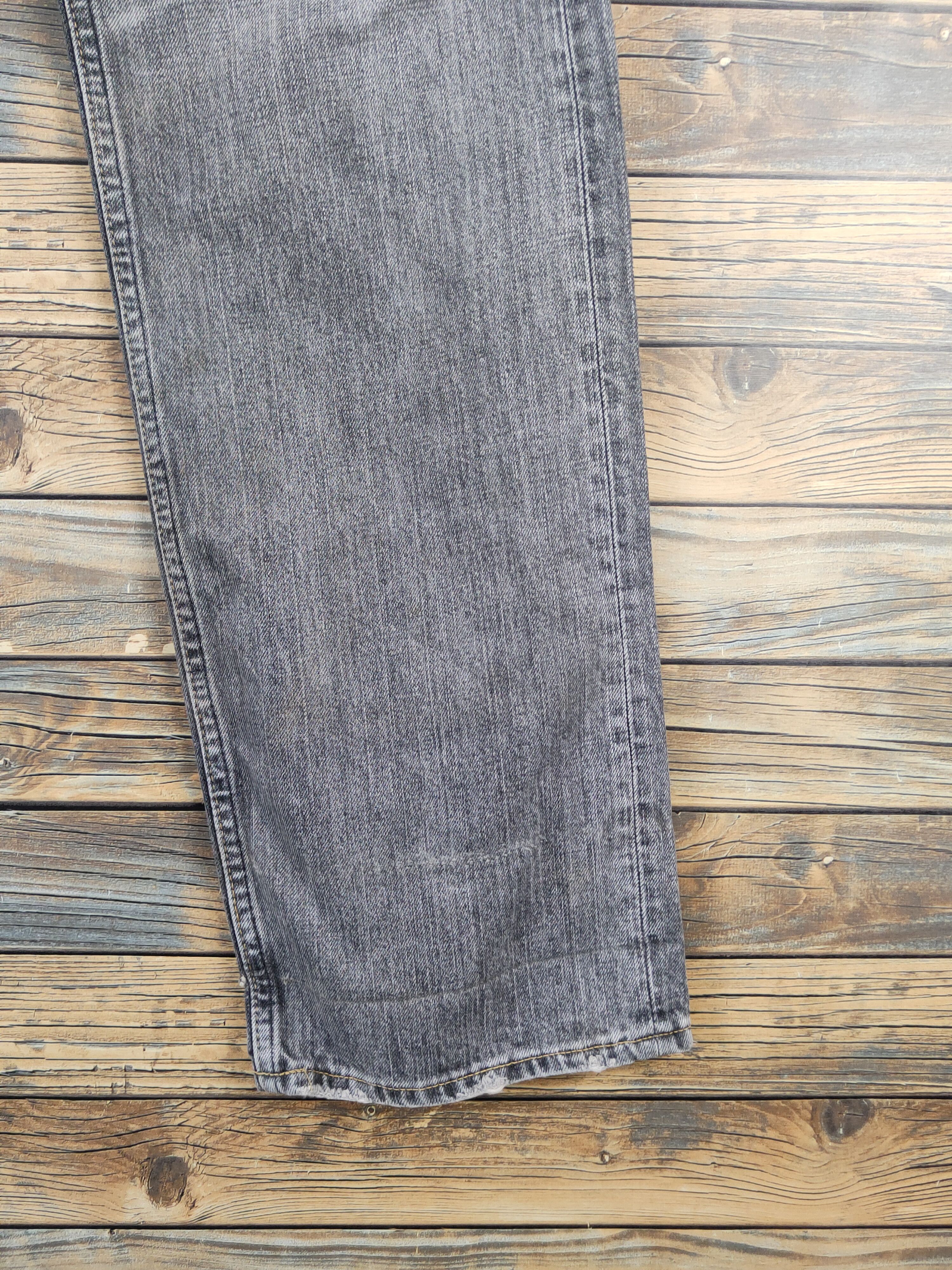 Levi's 503 Levi's Black Faded Distressed Ripped Jeans #W1391 Size US 29 - 6 Thumbnail