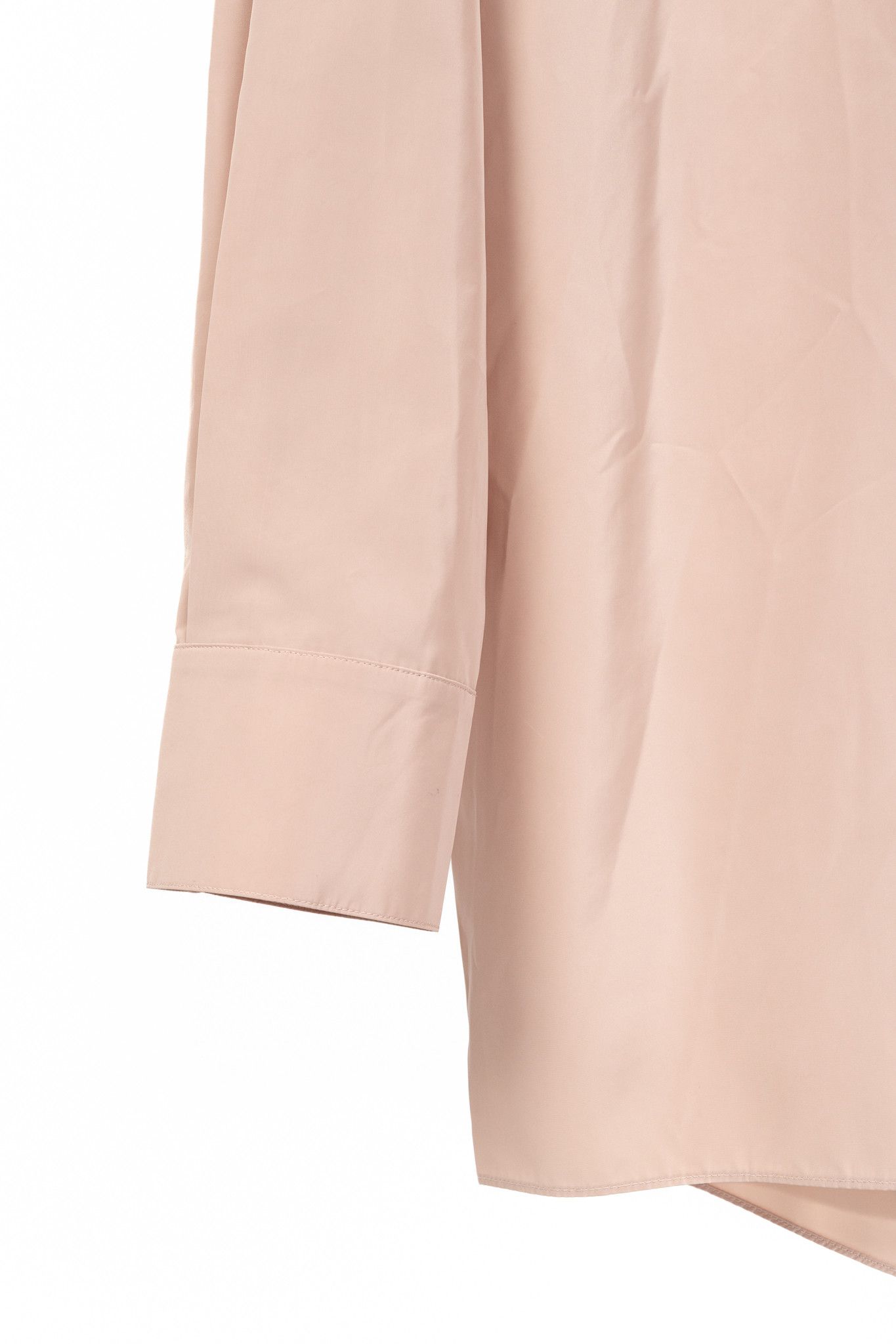 Tibi Tibi Toffee Italian Sporty Nylon Cocoon-Back Buttoned Shirt Size XS / US 0-2 / IT 36-38 - 6 Thumbnail