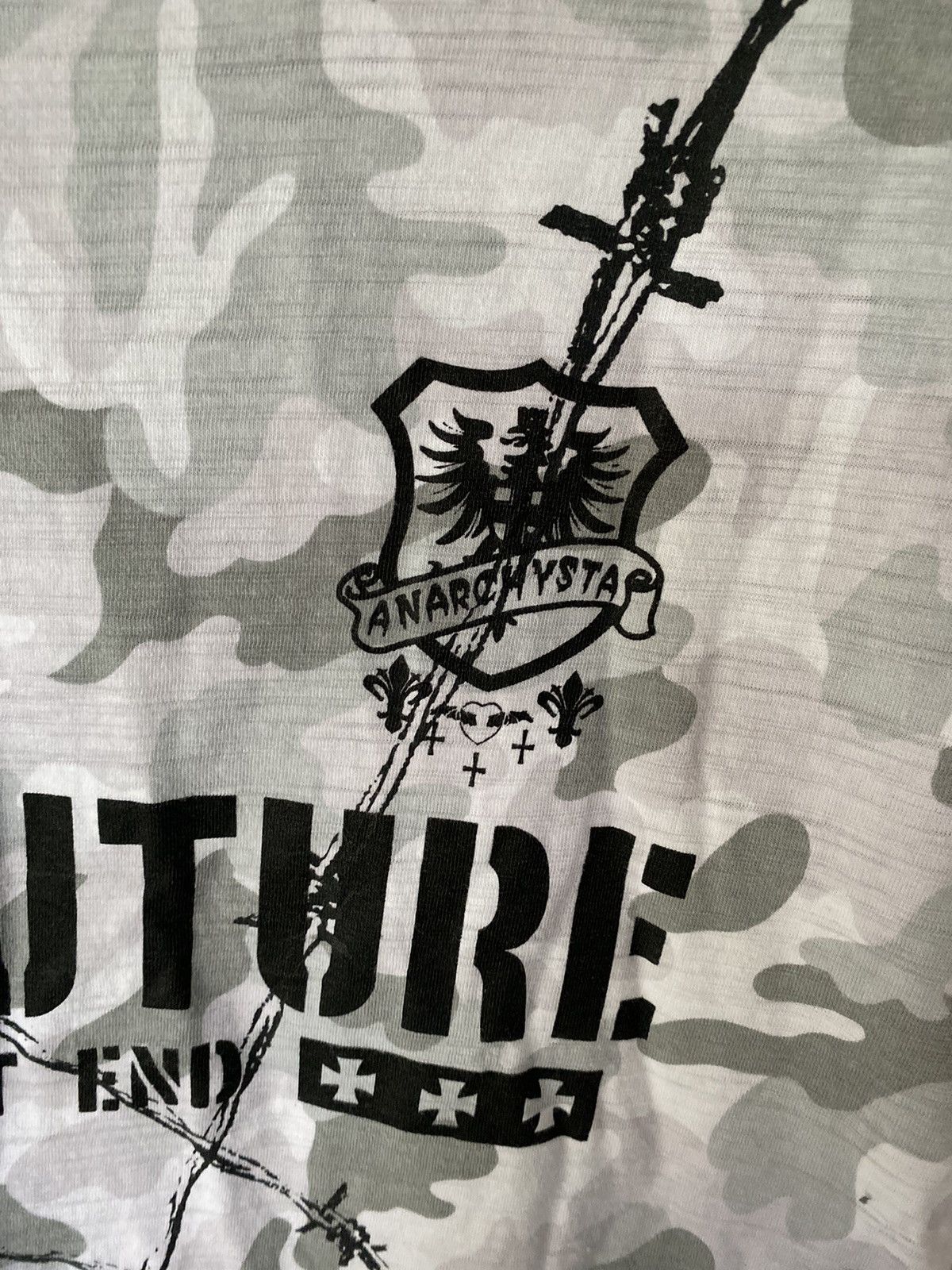 No Future No Future anarchy barbed wire camo shirt Size US S / EU 44-46 / 1 - 6 Thumbnail