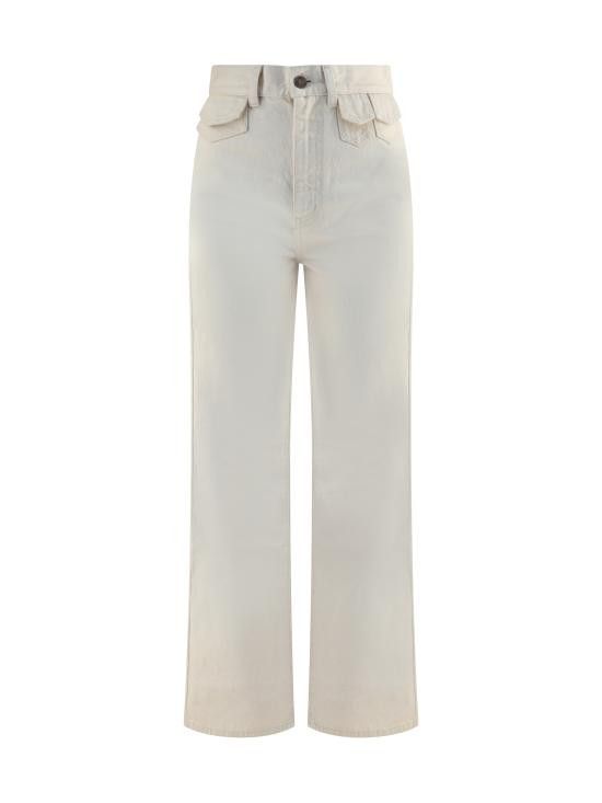 Chloe CHLOE Women Denim Pants CH25UDP03251 112 WHITE Size 28" / US 6 / IT 42 - 1 Thumbnail