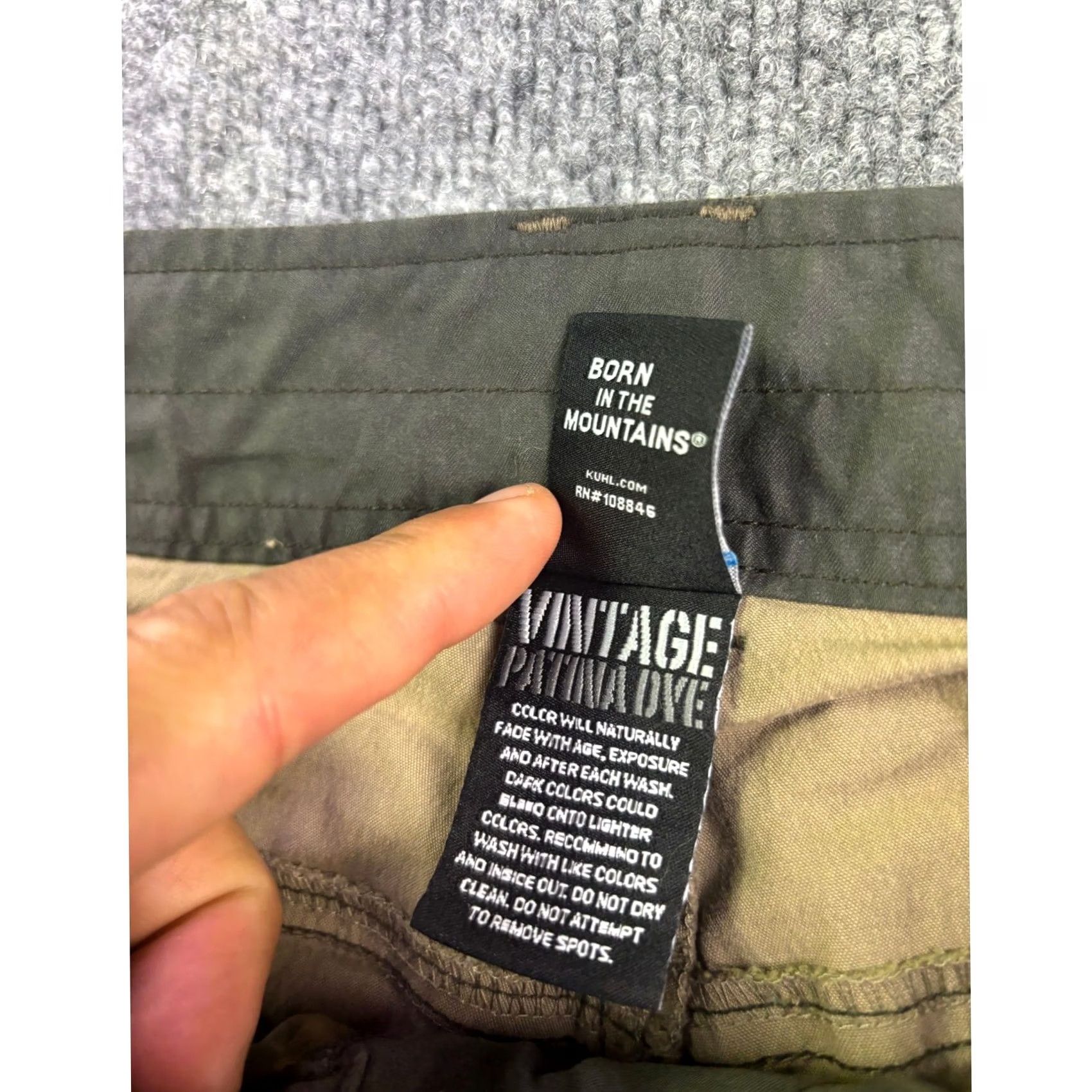 Vintage KUHL Rydr Pants Mens 40x30 Brown Vintage Patina Canvas Workwear Carpenter 5-Pocket Regular Mens/Boys Size US 40 / EU 56 - 3 Thumbnail