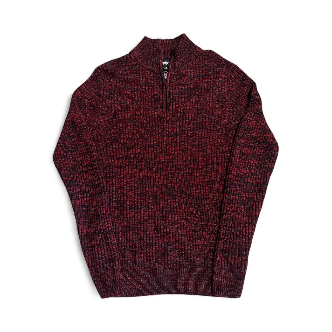 Carbon Carbon Quarter Zip Sweater men’s Small red Cotton Size US S / EU 44-46 / 1 - 1 Thumbnail
